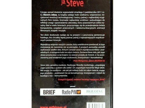 Ja, Steve. Steve Jobs własnymi słowami - Książka